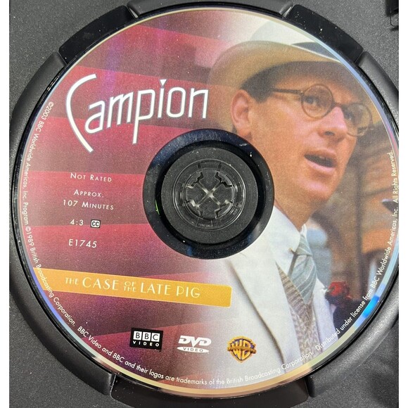 BBC Video Campion DVD Lot of 3 Death of a Ghost, The Case of the Late Pig Tested - Picture 10 of 15